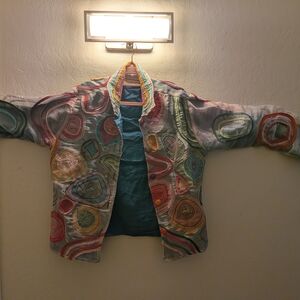 Multicolor Artistic Jacket